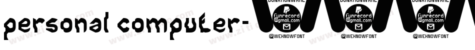 personal computer字体转换